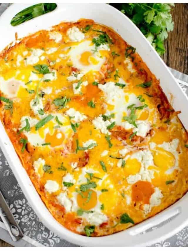 CHEESY BAKED EGGS IN TOMATO CREAM SAUCE STORY