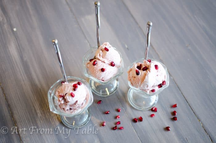 Pomegranate Ice Cream