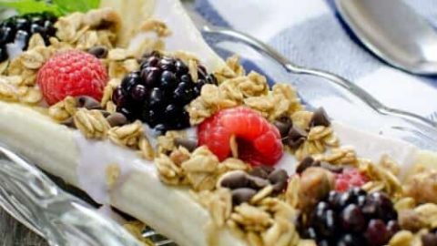 Breakfast Banana Split