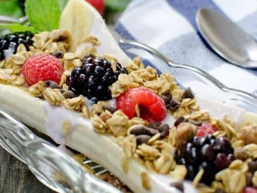 Breakfast Banana Split
