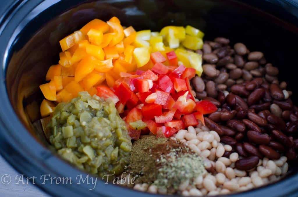 21 day fix slow cooker turkey chili