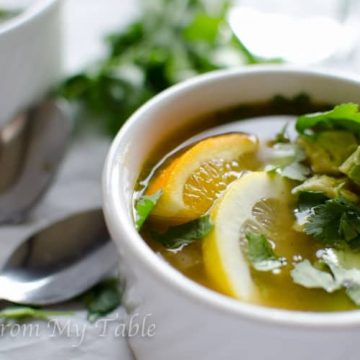 citrus chicken soup