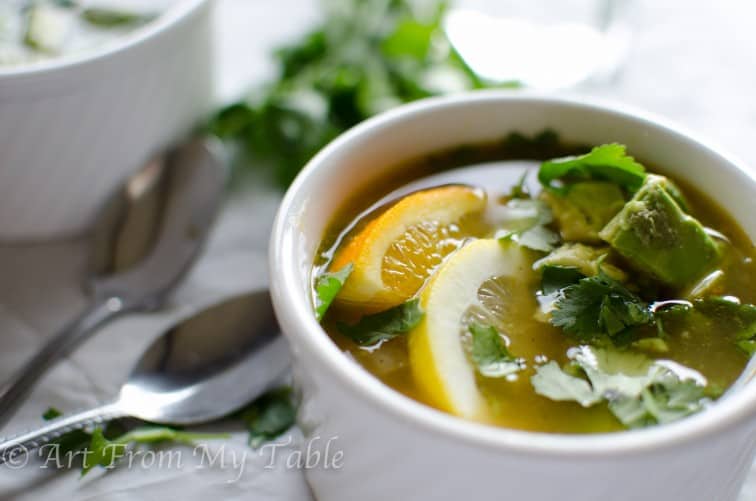 citrus chicken soup