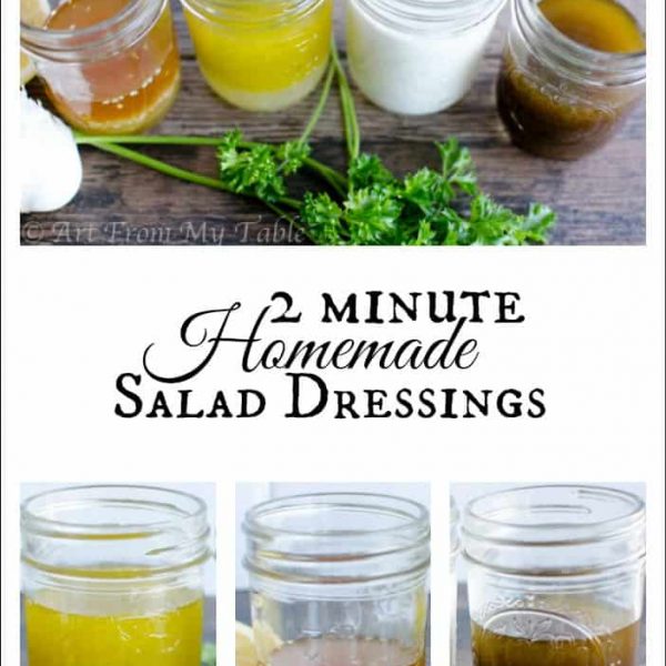 Jam Jar Salad Dressings Art From My Table