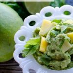 chunky mango guacamole