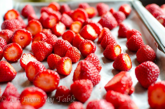 how to freeze strawberries