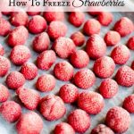 how to freeze strawberries