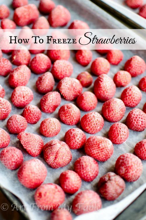 How to Freeze Strawberries