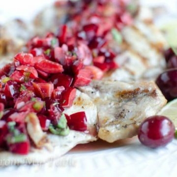 pork chops with cherry salsa