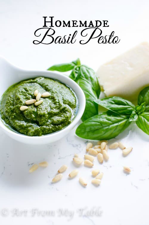 from scratch basil pesto