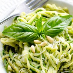 spiralized zucchini noodles