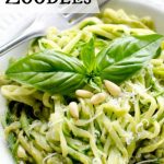 spiralized zucchini noodles