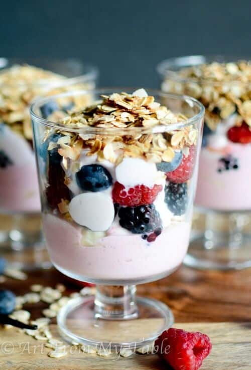 Banana Split Breakfast Parfait