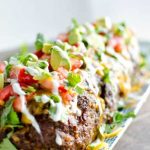 low carb Mexican meatloaf