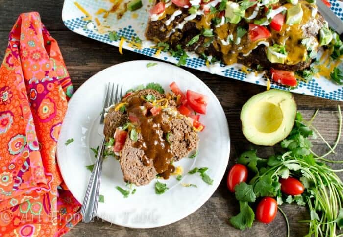 low carb Mexican meatloaf