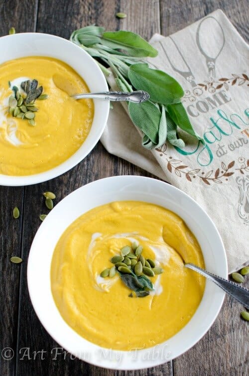 smoky pumpkin soup