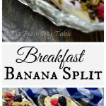 breakfast banana split