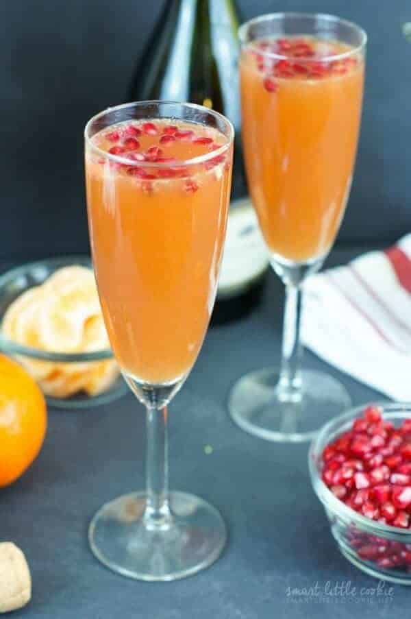 Blood Orange Mimosa Mocktail