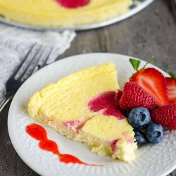 lightened up cheesecake