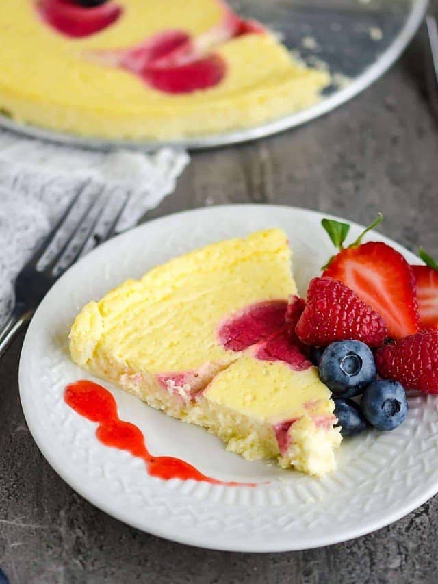 LIGHTENED UP CHEESECAKE STORY