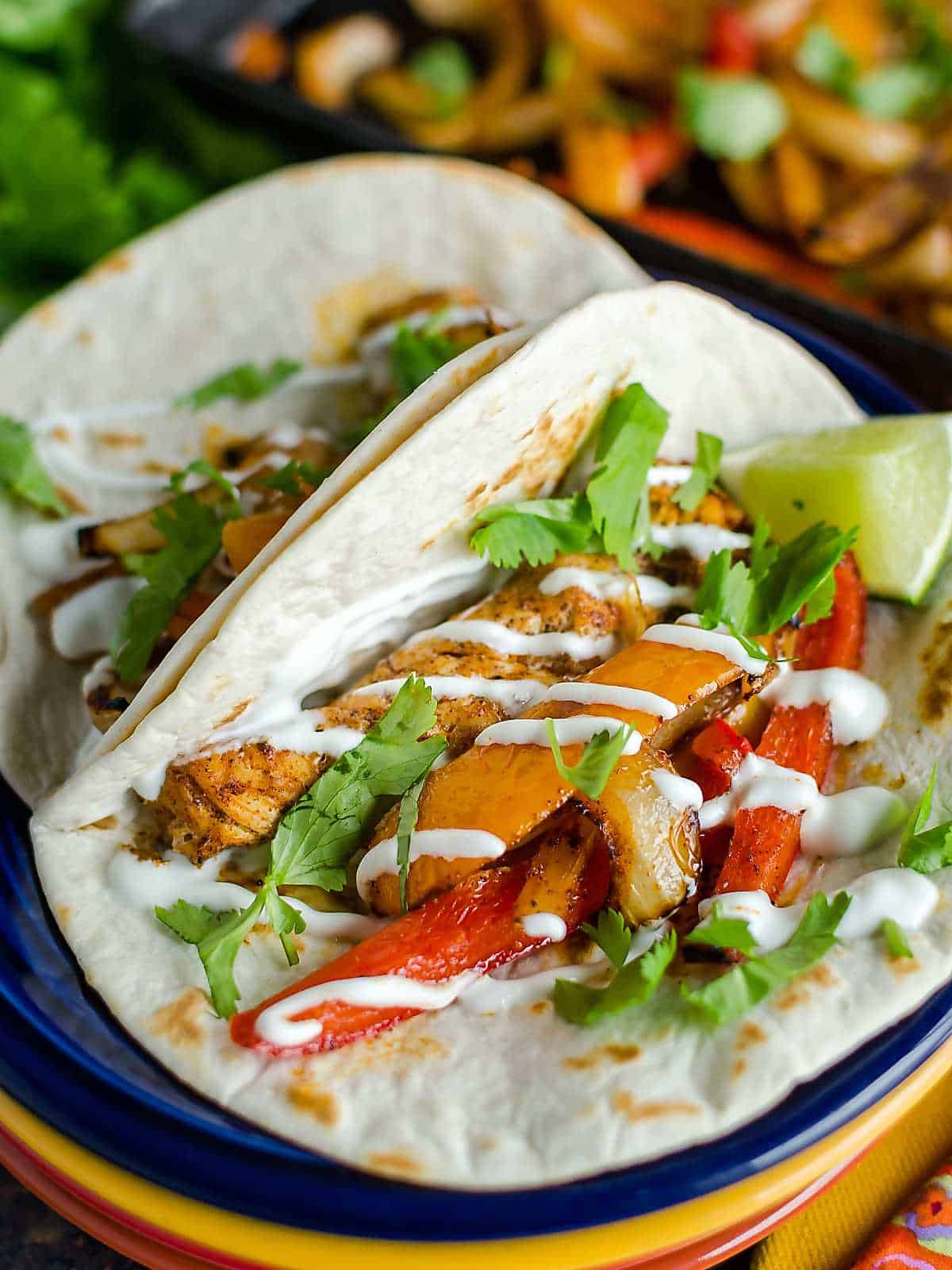 Sheet Pan Chicken Fajitas