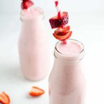 Strawberry cheesecake protein smoothie