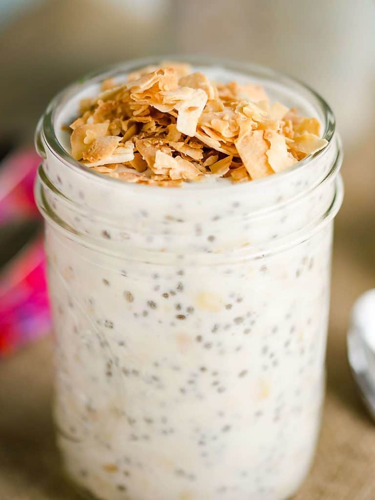 Toasted Coconut Overnight Oats Recipe | Art From My Table