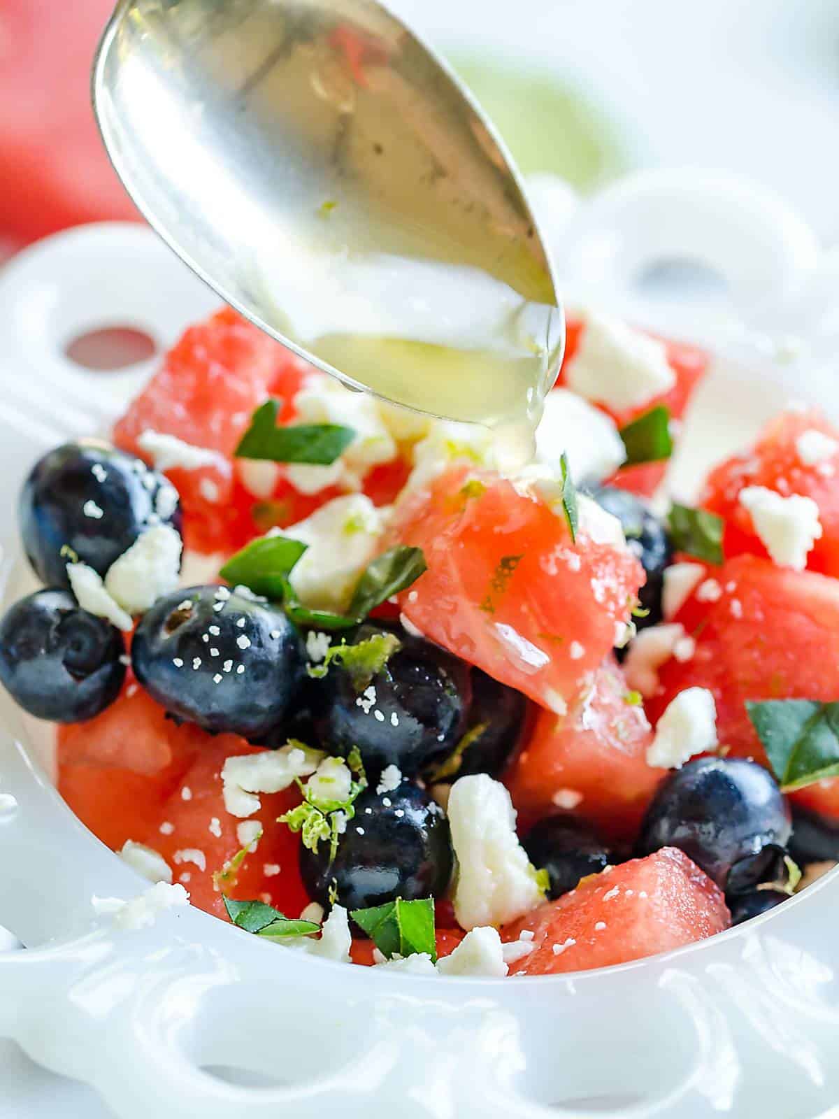 watermelon blueberry salad