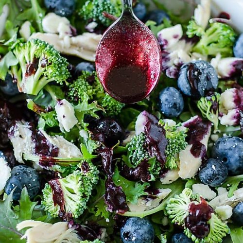 recipes broccoli salad with blueberries