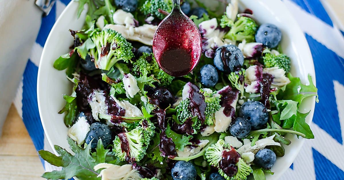 recipes broccoli salad with blueberries