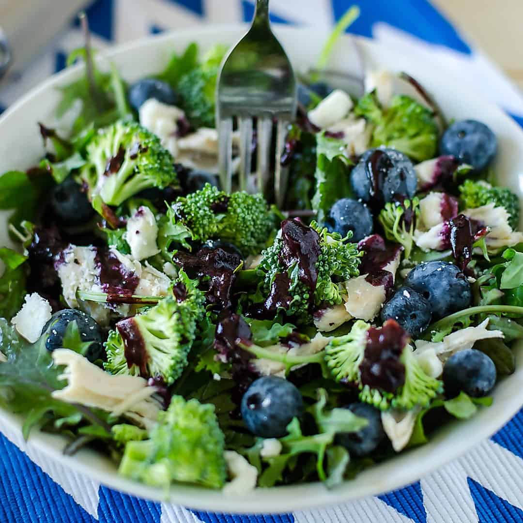 healthy broccoli salad