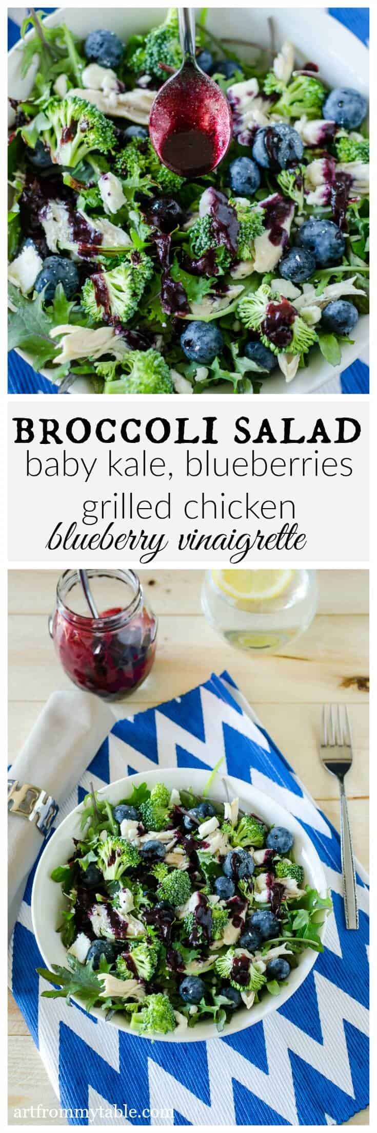Broccoli Blueberry Salad Recipe Art From My Table