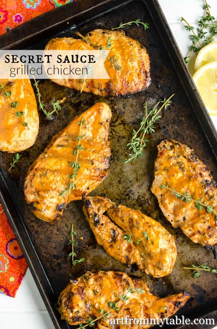 Want a super easy dinner everyone will devour? This is it!! An easy chicken marinade that's tangy and savory made with delicious spices and fresh ingredients. This one will keep you coming back for more. #grilling #chicken #easyweeknightmeal #dinnertonight #grillrecipes #makeahead #freezermeal #freezerfriendly via @artfrommytable