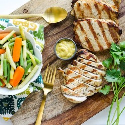 boneless grilled pork chops