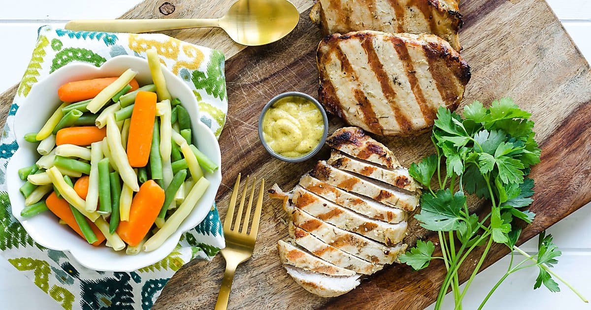 boneless grilled pork chops