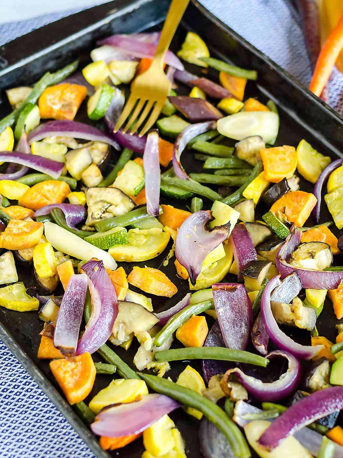 Colorful Roasted Sheet-Pan Vegetables