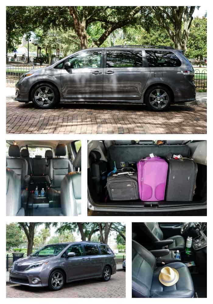 2017 Toyota Sienna SE collage