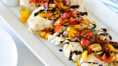 Instant Pot Chicken Bruschetta
