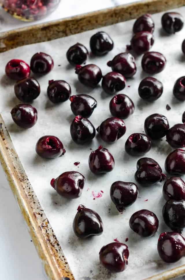 HOW TO FREEZE CHERRIES STORY