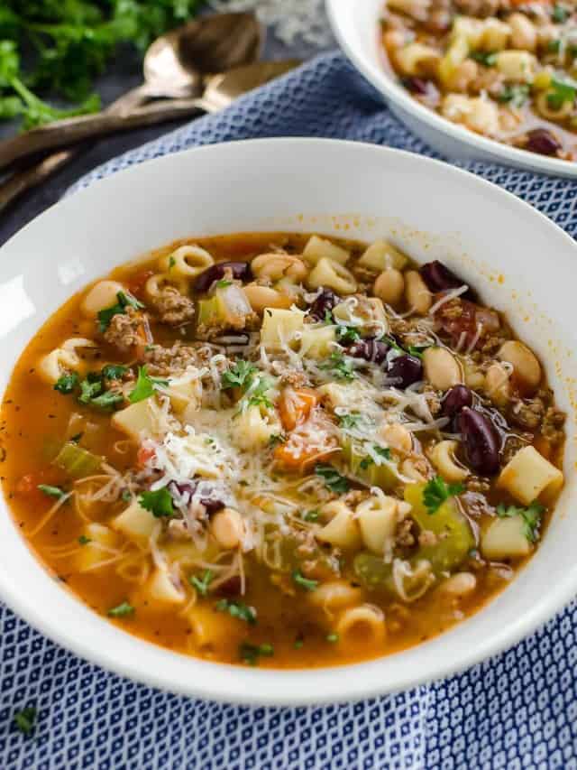 PASTA FAGIOLI SOUP STORY