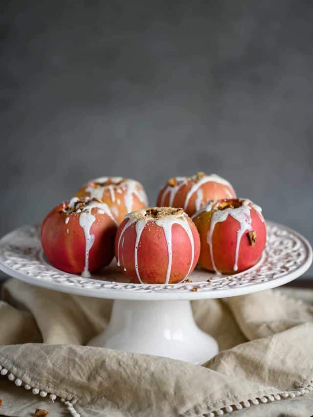 HEALTHY BAKED APPLES STORY