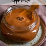 jar of apple butter