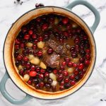 braised beef brisket in a dutch oven