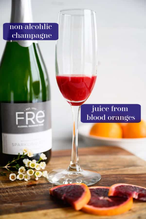 ingredients for nonalcoholic mimosas