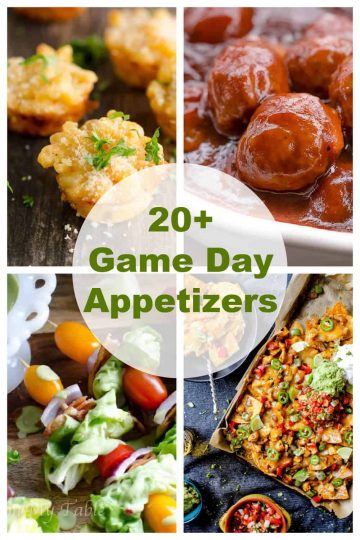 20+ Amazing Game Day Appetizers - Art From My Table