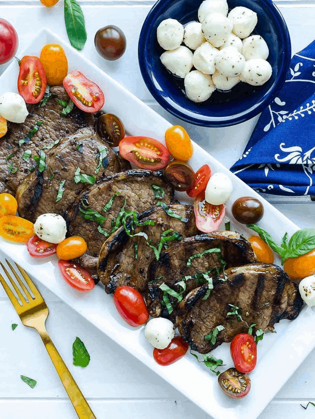 Grilled Flank Steak Fajitas