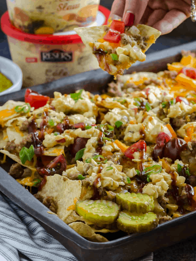 BBQ BACON CHEESEBURGER NACHOS STORY