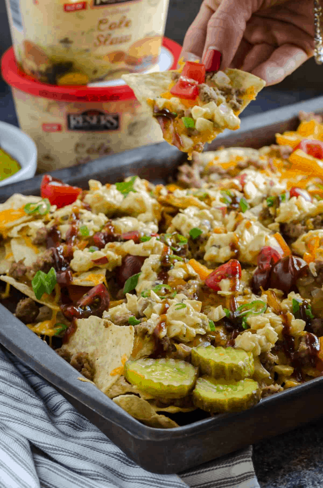 BBQ BACON CHEESEBURGER NACHOS STORY