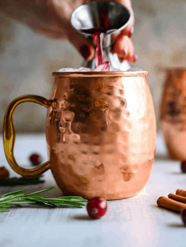 CRANBERRY MOSCOW MULE MOCKTAIL STORY