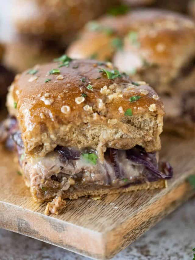 FRENCH DIP SLIDERS STORY